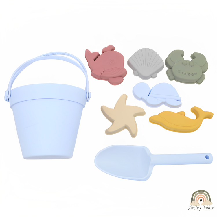 Kit Brinquedos De Praia em Silicone