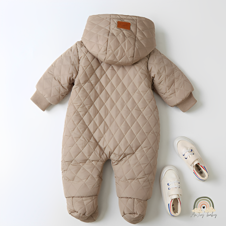 Macacão Inverno Snowsuit Plus Veludo Quentinho Bebê Menino