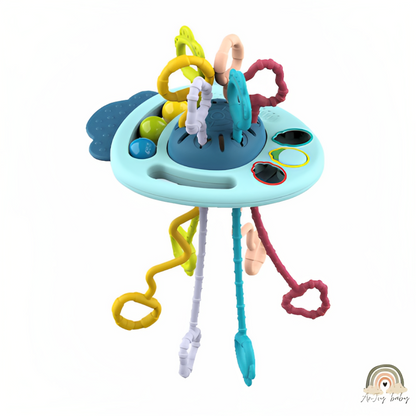 Puxa Corda Montessori Sensorial De Silicone