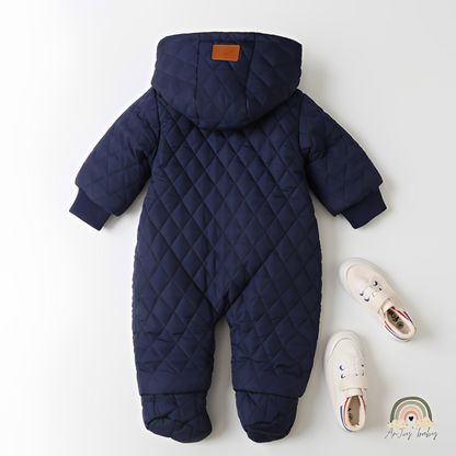 Macacão Inverno Snowsuit Plus Veludo Quentinho Bebê Menino