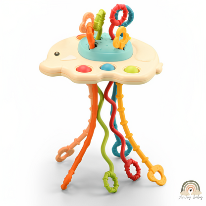 Puxa Corda Montessori Sensorial De Silicone