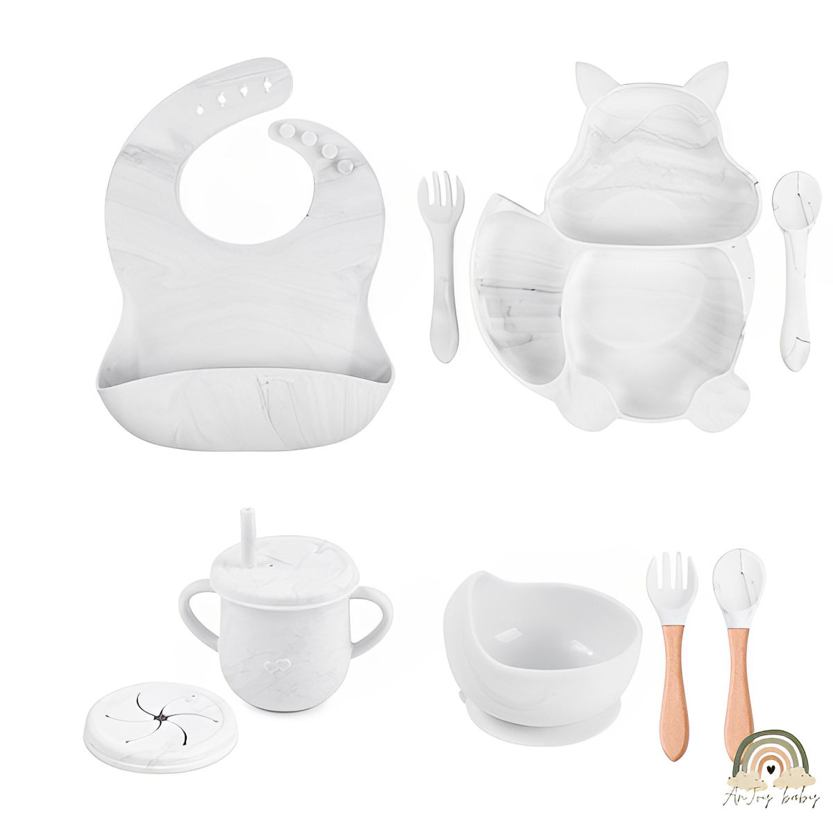 Kit  Alimentação Completo Silicone 8 Peças