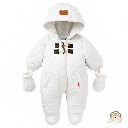 Macacão Inverno Snowsuit Plus Veludo Quentinho Bebê Menino