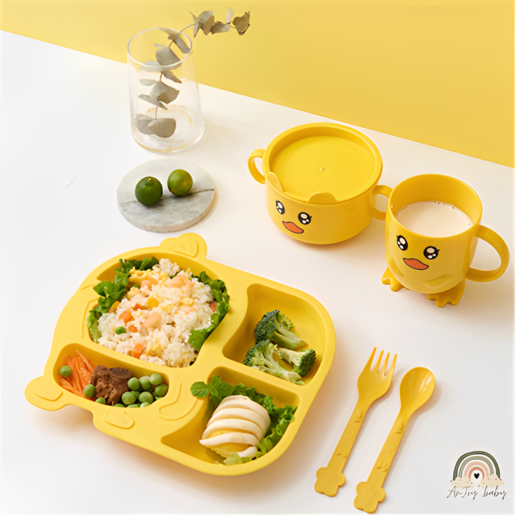 Kit Alimentação 5 Peças Desenho Animado