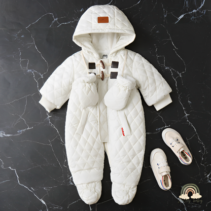 Macacão Inverno Snowsuit Plus Veludo Quentinho Bebê Menino